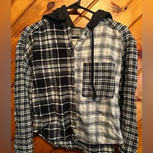 American Eagle crop hooded sweatshirt